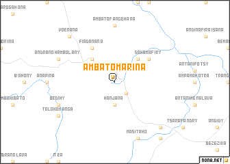 map of Ambatomarina