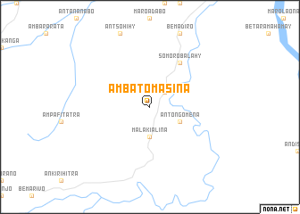 map of Ambatomasina