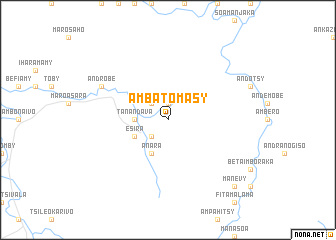 map of Ambatomasy