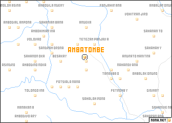 map of Ambatombe