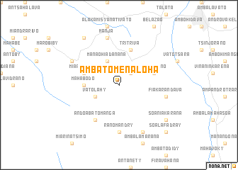 map of Ambatomenaloha