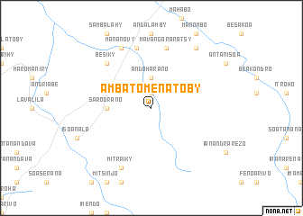 map of Ambatomena Toby