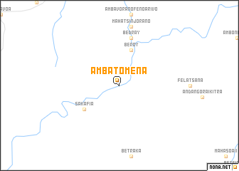 map of Ambatomena