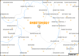 map of Ambatomiady