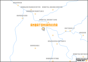 map of Ambatomiankina