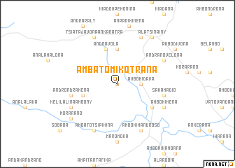 map of Ambatomikotrana