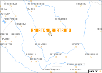 map of Ambatomilahatrano