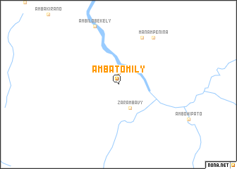 map of Ambatomily