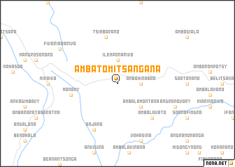map of Ambatomitsangana