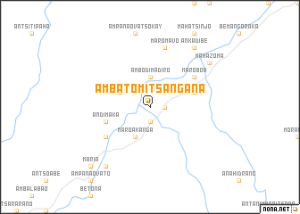 map of Ambatomitsangana