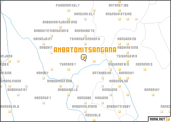 map of Ambatomitsangana