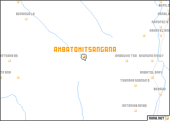 map of Ambatomitsangana