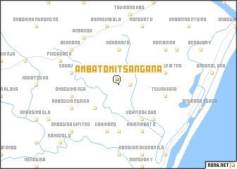 map of Ambatomitsangana