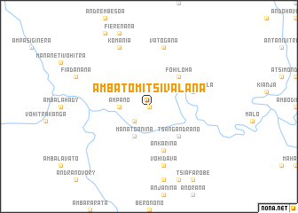 map of Ambatomitsivalana