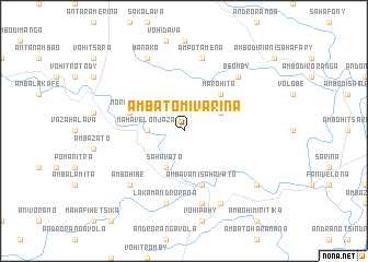 map of Ambatomivarina