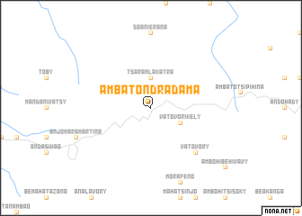 map of Ambatondradama