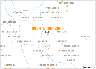 map of Ambatondrazaka