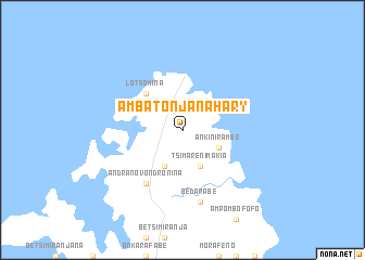 map of Ambatonjanahary