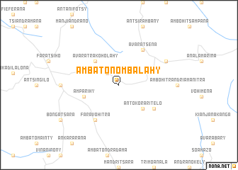 map of Ambatonombalahy