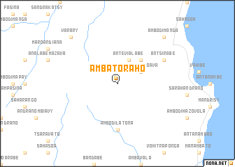 map of Ambatoraho