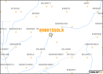 map of Ambatosola