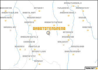 map of Ambatotendrena