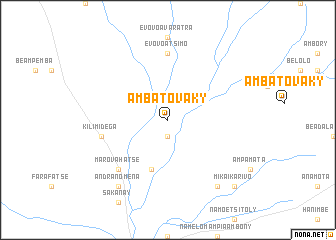 map of Ambatovaky