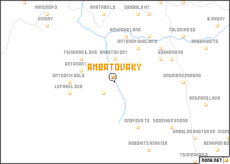 map of Ambatovaky