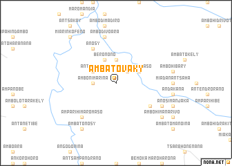 map of Ambatovaky