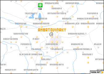 map of Ambatovinaky