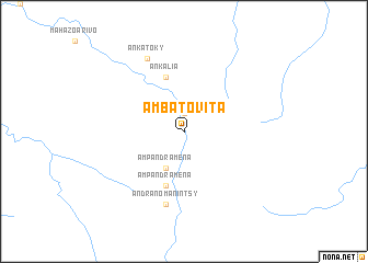 map of Ambatovita