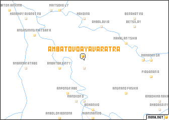 map of Ambatovoay Avaratra