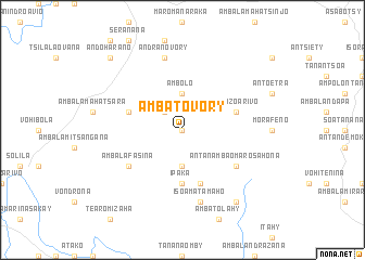 map of Ambatovory