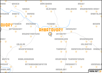 map of Ambatovory