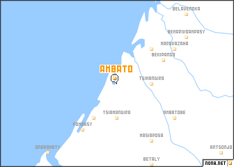 map of Ambato