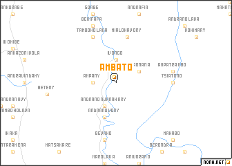 map of Ambato