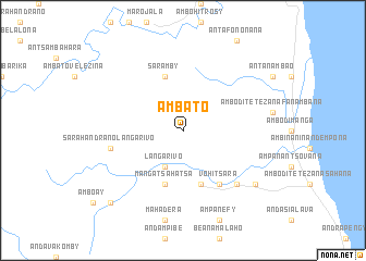 map of Ambato
