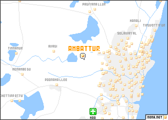 map of Ambattūr