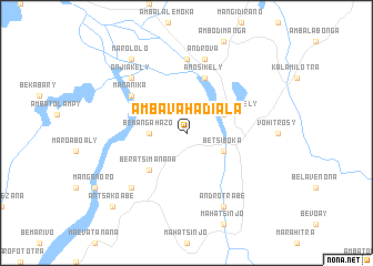 map of Ambavahadiala