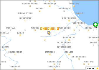map of Ambavala