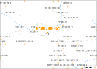 map of Ambavaniasy