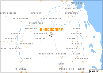 map of Ambavanibe