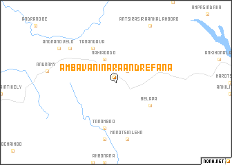 map of Ambavaninara Andrefana