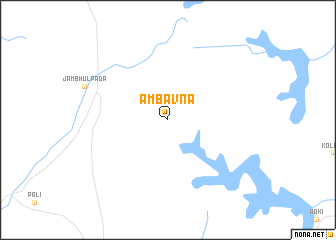 map of Āmbavna