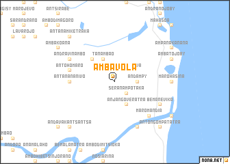 map of Ambavola