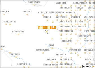 map of Ambawela