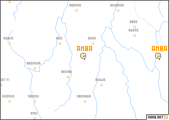 map of Amba