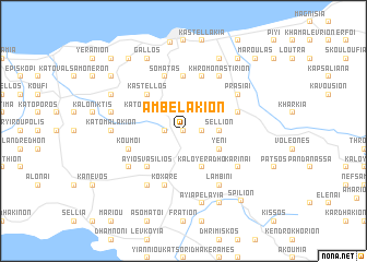 map of Ambelákion