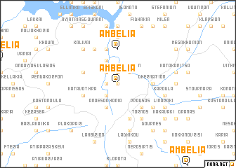 map of Ambélia