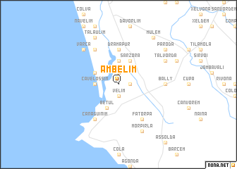 map of Ambelim